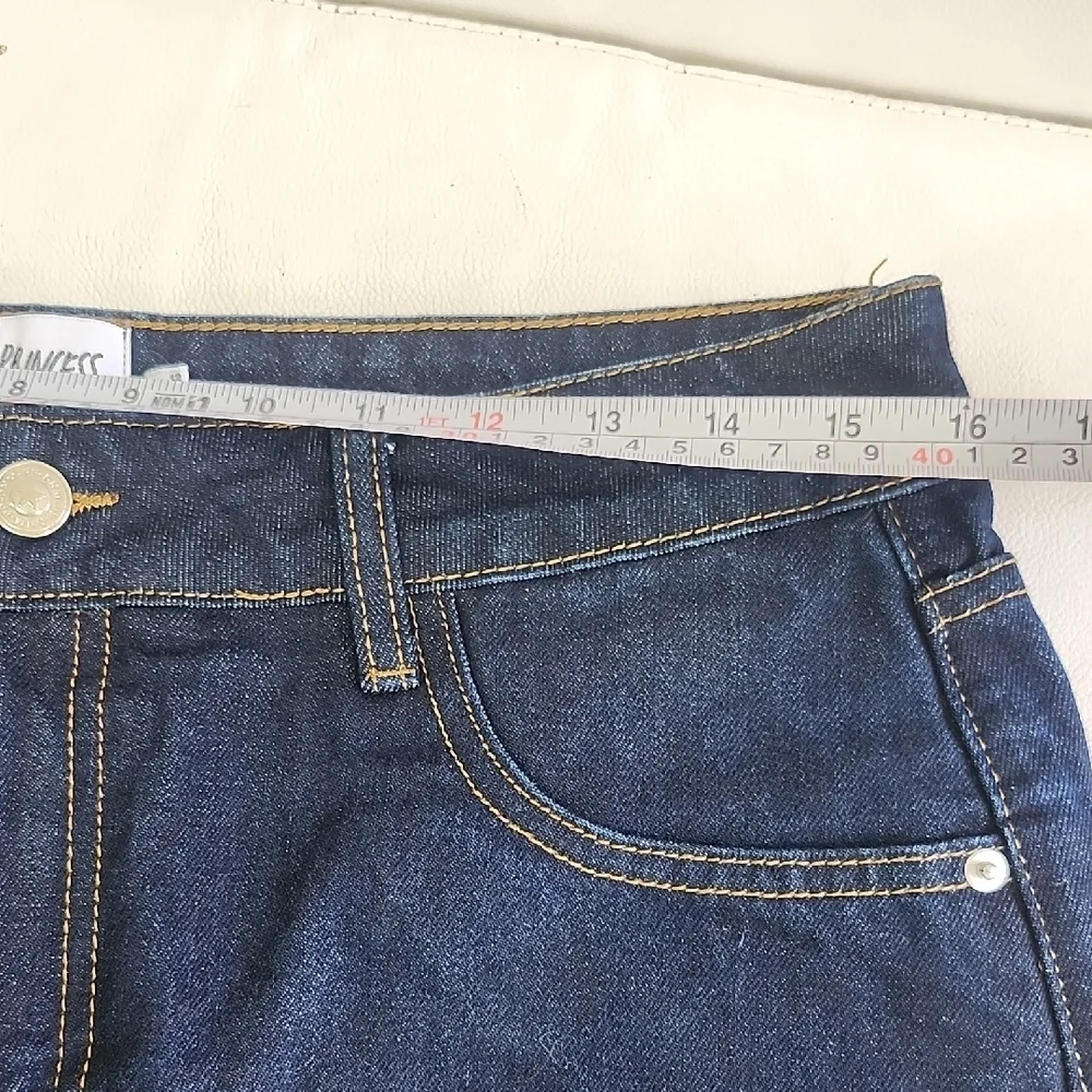 Women’s Dark Blue Denim Jean Shorts - Classic Casual by - Picture 7 of 12